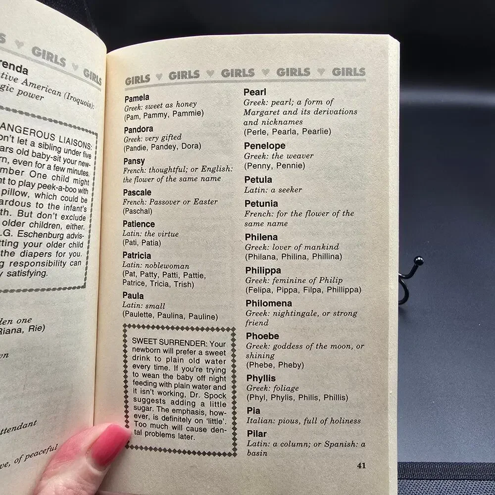 98 Vintage Globe Digest Series Baby Names